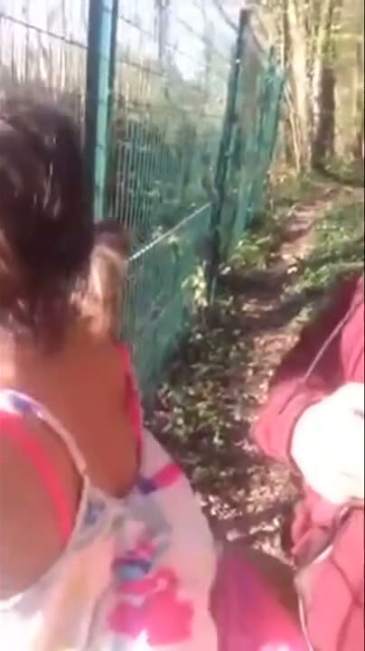 Curvy Latina Doggystyle Outdoors