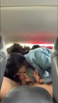 Petite Asian Teen Rides in Car
