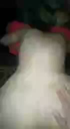 Curvy Redhead in White Dress from Behind