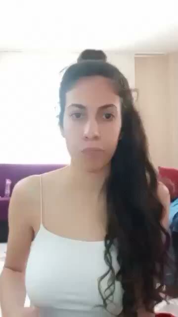 Brunette Latina Amateur Solo in Home Setting