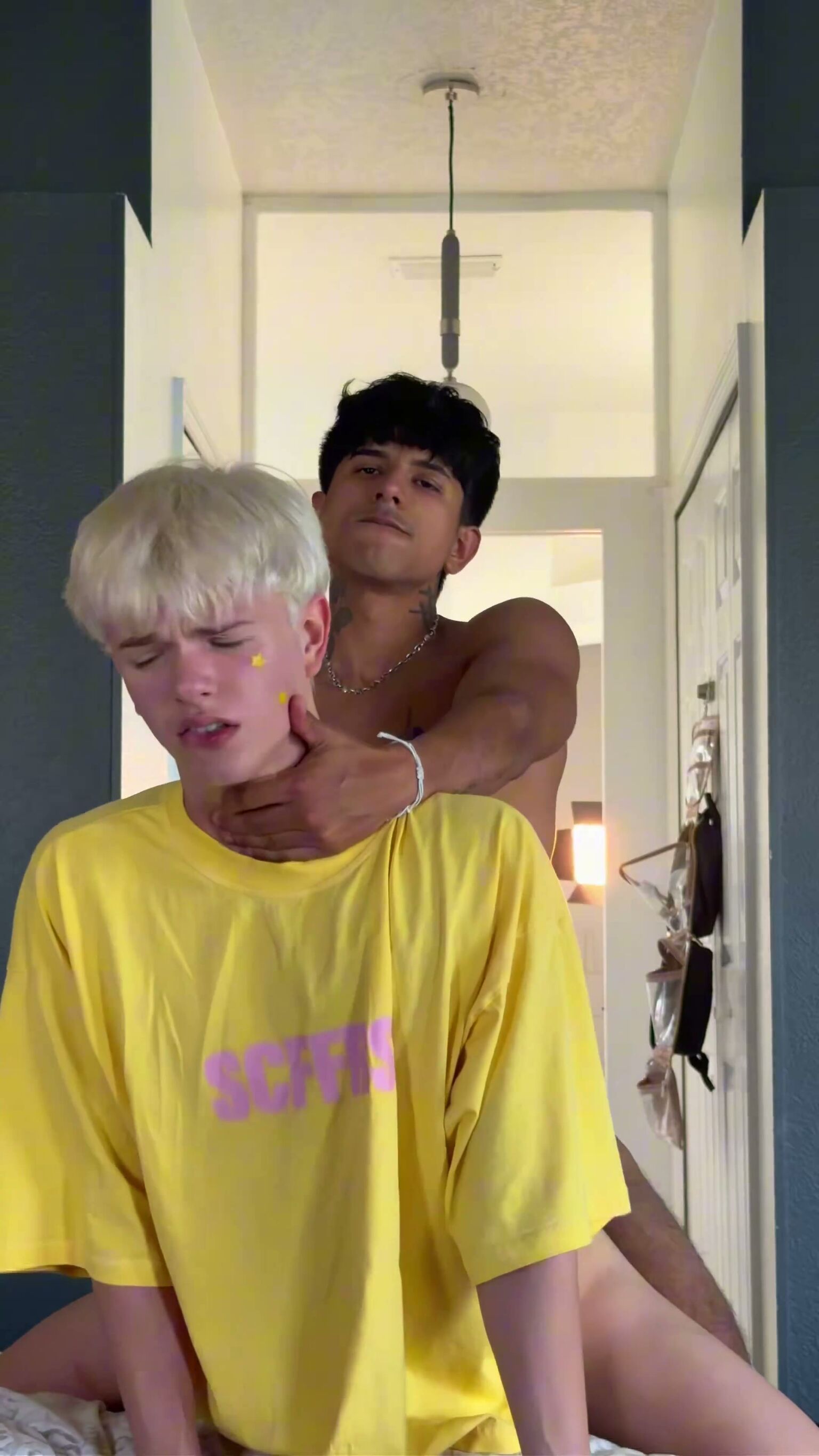 Tattooed Stud Fucks Blonde Twink Doggystyle