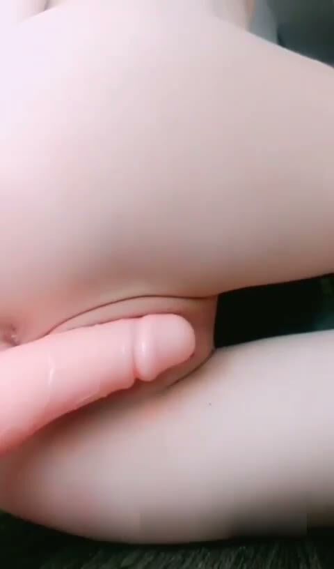 Slim Babe  Anal Dildo Play