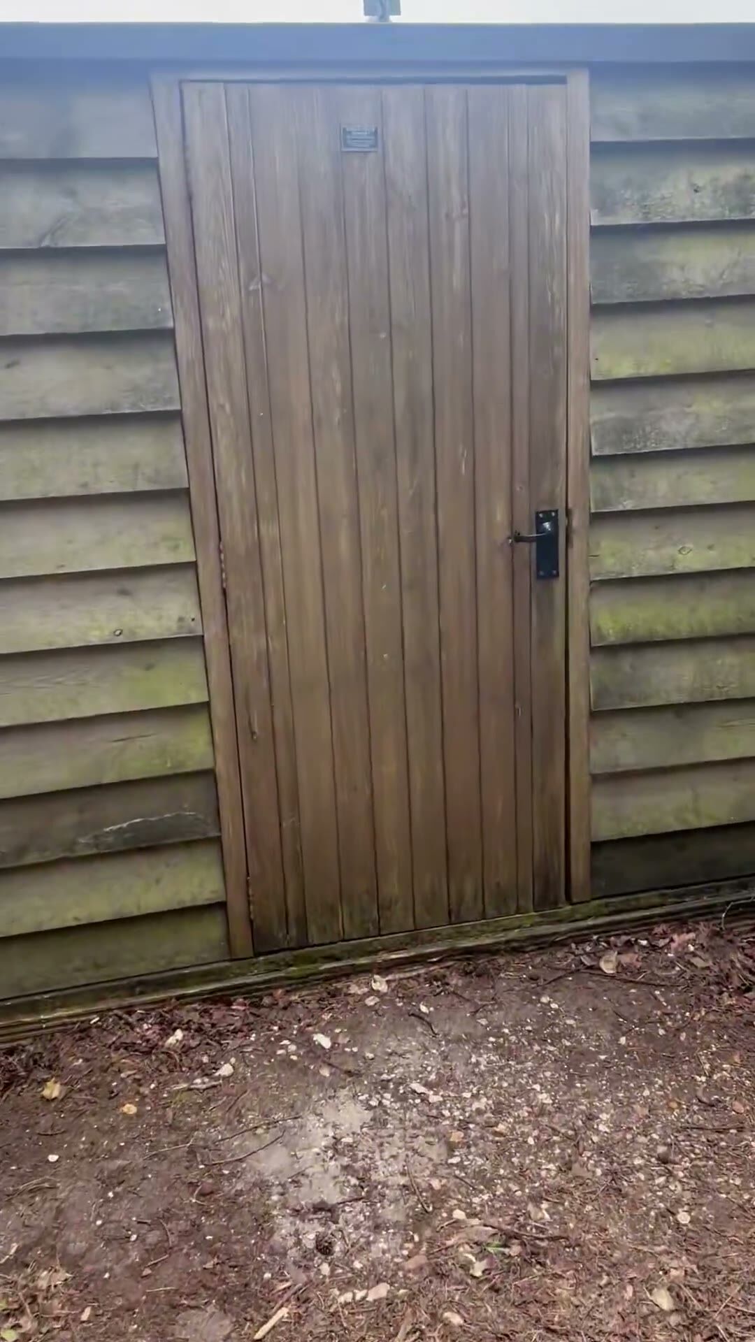 Redhead MILF Squirts in Wooden Shed